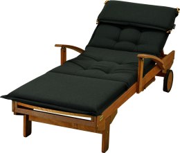 Poduszka na leżankę ogrodową 198x64x8 cm Antracyt