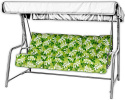 Poduszki na huśtawkę ogrodową FLORA 135 cm 575