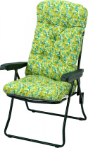 Poduszka na leżak ogrodowy bez podnóżka R FLORES 380 na fotelu