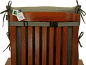 Poduszka na krzesło ogrodowe 189x44x8 cm Cappuccino
