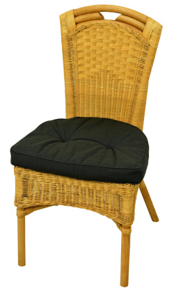 Poduszka na krzesło ogrodowe 45x50x5 cm Antracyt