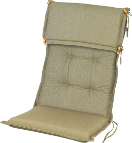 Poduszka na krzesło ogrodowe 117x50x8 cm Cappuccino