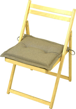 Poduszka na krzesło ogrodowe 38x38x4 cm Cappuccino