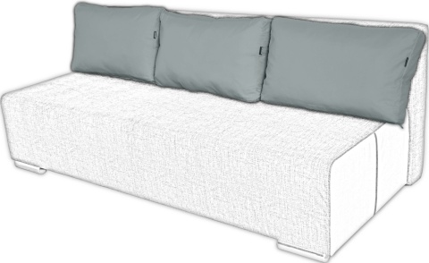 Poduszka na sofę narożnik BIANKA