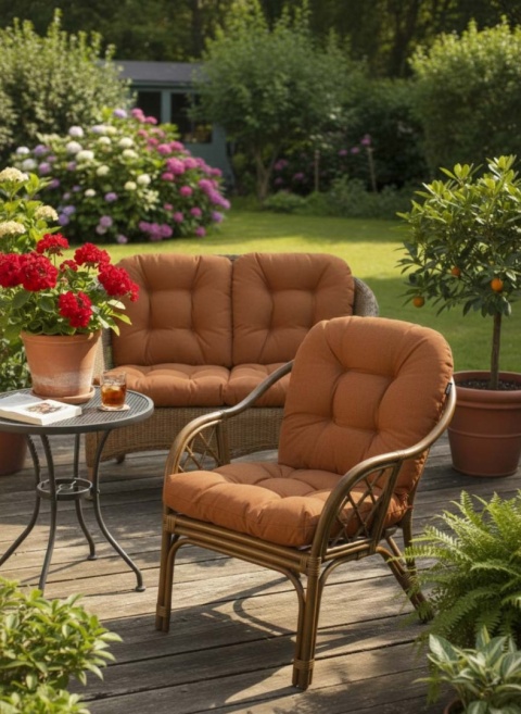 Poduszka na fotel rattanowy ATHENA