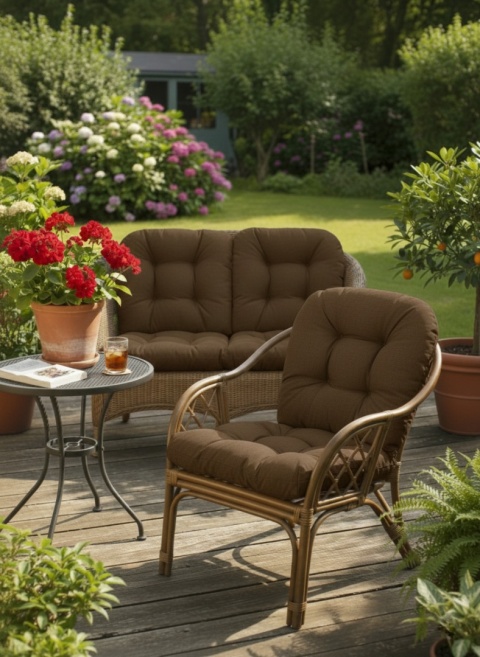 Poduszka na fotel rattanowy ATHENA