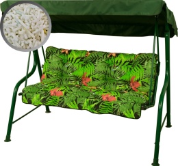 Poduszka na huśtawkę ogrodową FLORA 135 cm