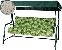 Poduszka na huśtawkę ogrodową FLORA 135 cm