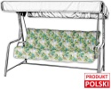 Poduszka na huśtawkę ogrodową FLORA 135 cm