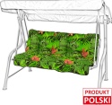 Poduszka na huśtawkę ogrodową FLORA 150 cm