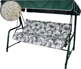 Poduszka na huśtawkę ogrodową FLORA 150 cm
