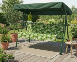 Poduszka na huśtawkę ogrodową FLORA 150 cm