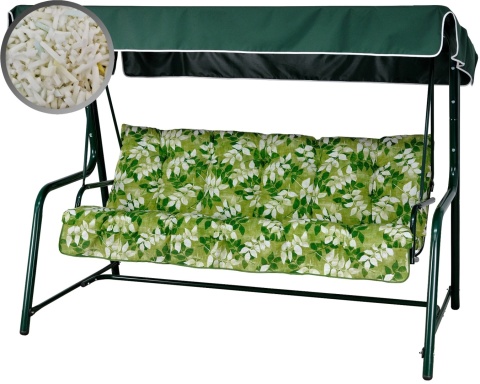 Poduszka na huśtawkę ogrodową FLORA 150 cm