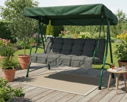 Poduszka na huśtawkę ogrodową FLORA 150 cm