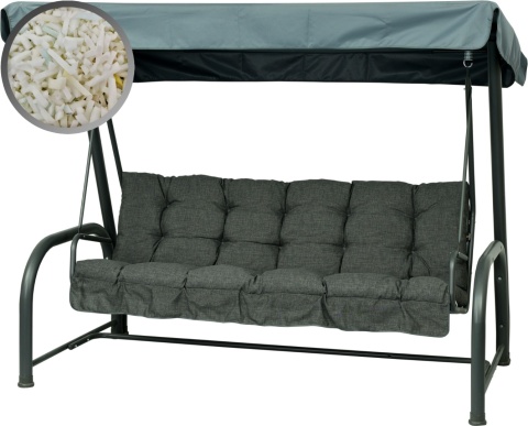 Poduszka na huśtawkę ogrodową FLORA 150 cm