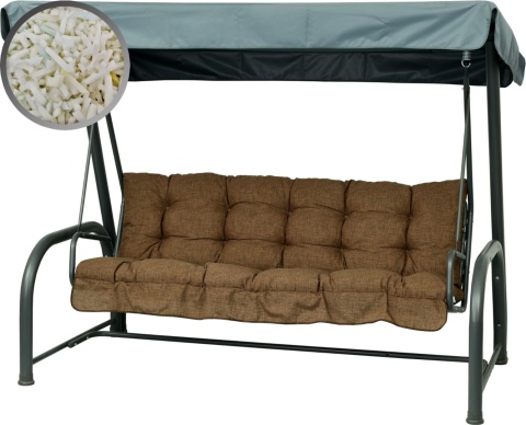 Poduszka na huśtawkę ogrodową FLORA 150 cm