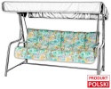 Poduszka na huśtawkę ogrodową FLORA 150 cm