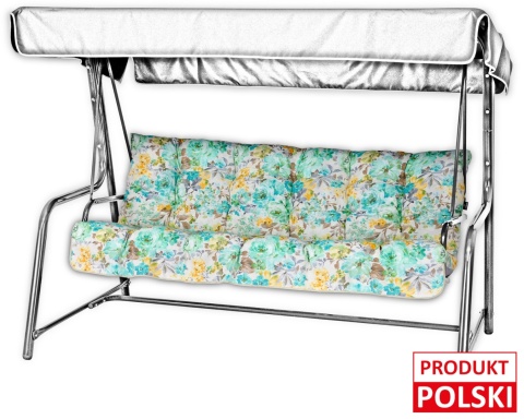 Poduszka na huśtawkę ogrodową FLORA 150 cm