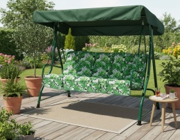 Poduszka na huśtawkę ogrodową FLORA 150 cm