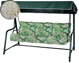 Poduszka na huśtawkę ogrodową FLORA 150 cm