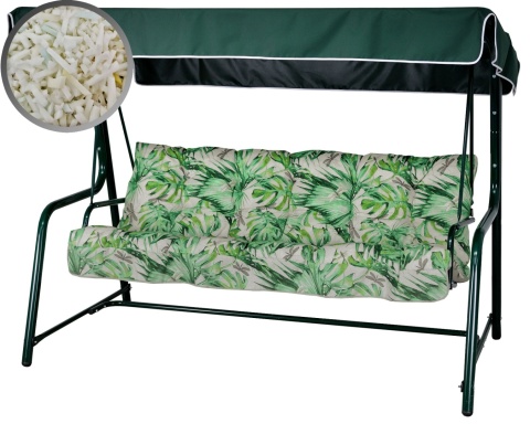 Poduszka na huśtawkę ogrodową FLORA 150 cm
