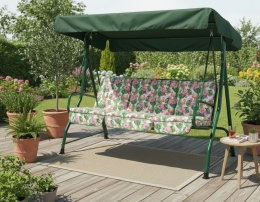 Poduszka na huśtawkę ogrodową FLORA 150 cm