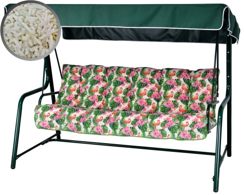 Poduszka na huśtawkę ogrodową FLORA 150 cm