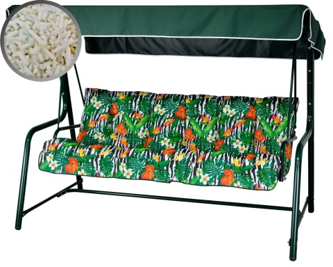 Poduszka na huśtawkę ogrodową FLORA 150 cm