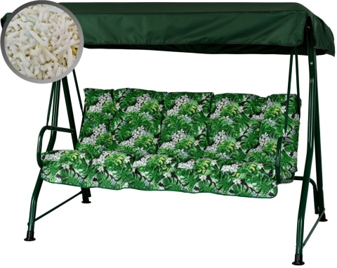 Poduszka na huśtawkę ogrodową FLORA 175 cm