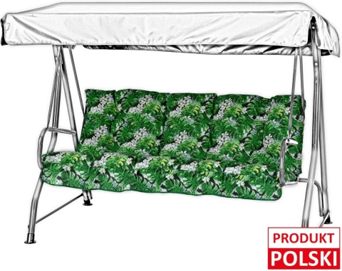 Poduszka na huśtawkę ogrodową FLORA 175 cm