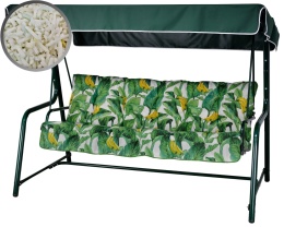 Poduszka na huśtawkę ogrodową FLORA 175 cm