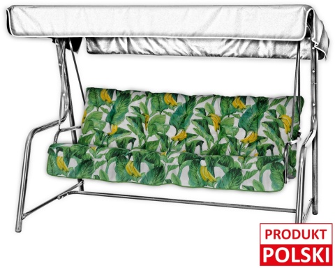 Poduszka na huśtawkę ogrodową FLORA 175 cm
