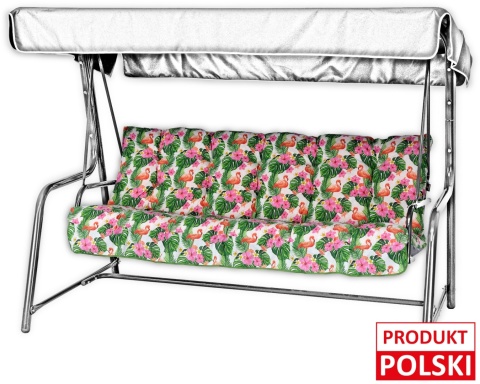 Poduszka na huśtawkę ogrodową FLORA 175 cm