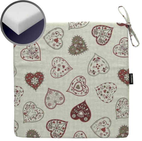 Poduszka na krzesło kwadratowa DARIA