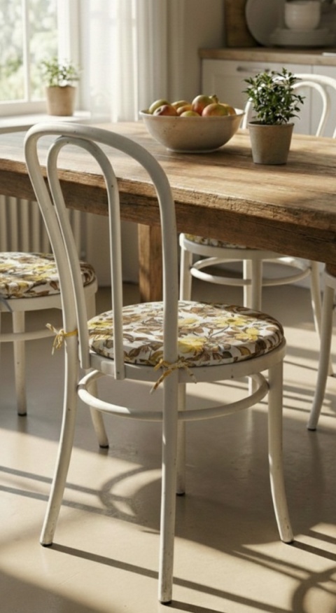 Poduszka na krzesło okrągła DALIA