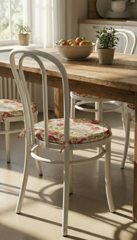 Poduszka na krzesło okrągła DALIA