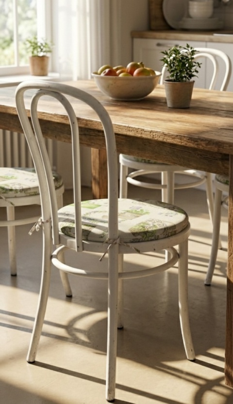 Poduszka na krzesło okrągła DALIA