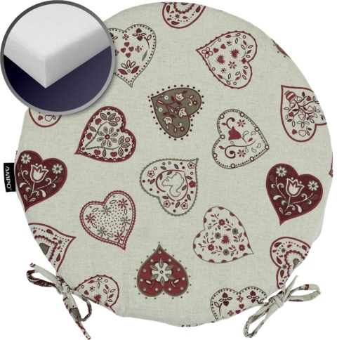 Poduszka na krzesło okrągła DALIA