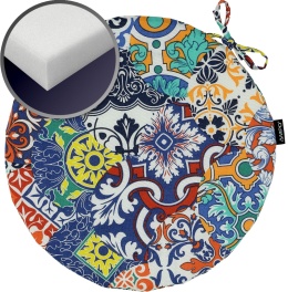 Poduszka na krzesło okrągła DALIA