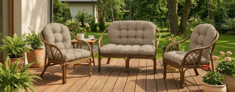 Poduszki na meble rattanowe ATHENA