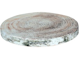 Poduszka na krzesło okrągłe DALIA II wzór BRZOZA