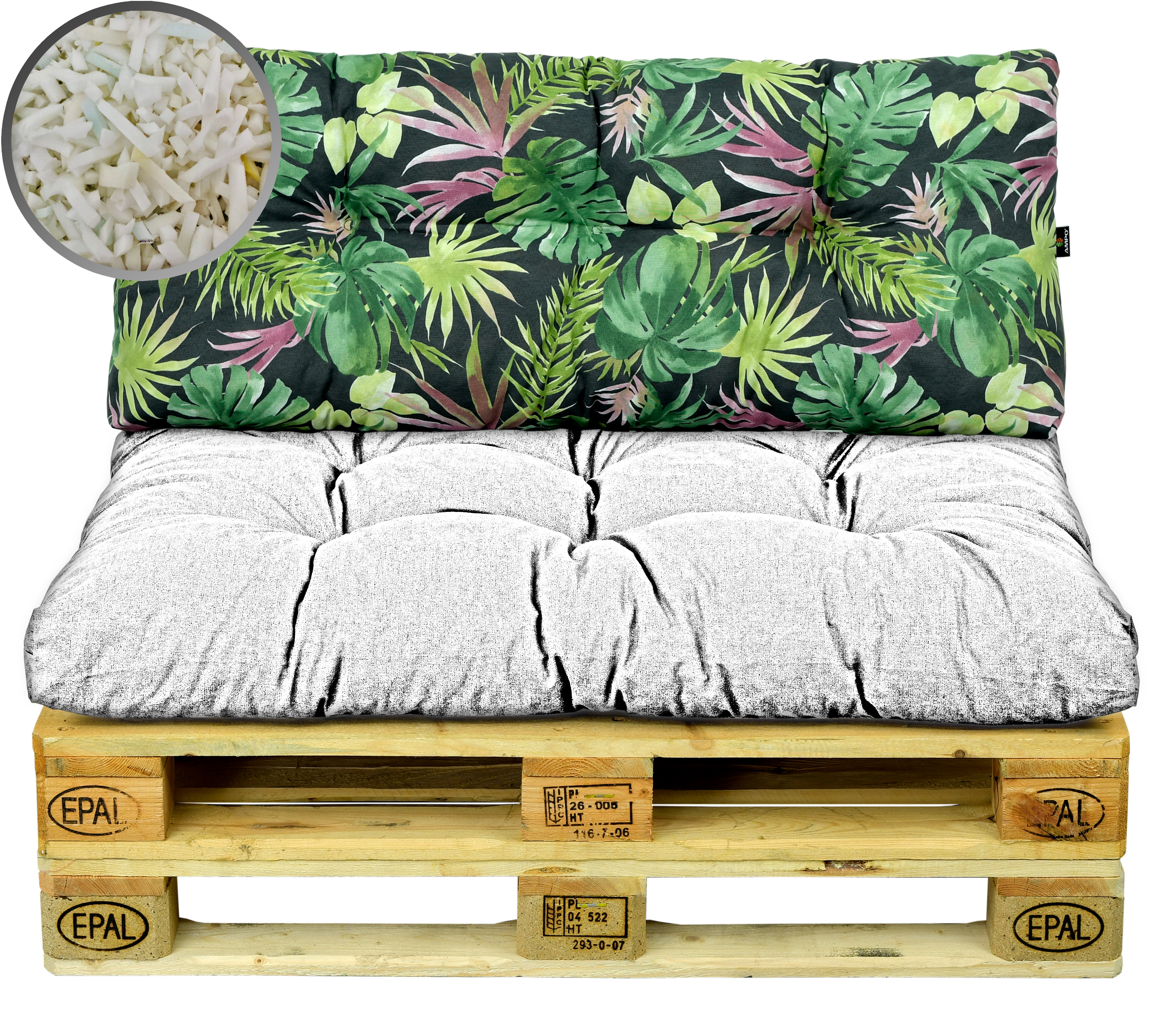 Poduszki na palety BESKID II oparcie